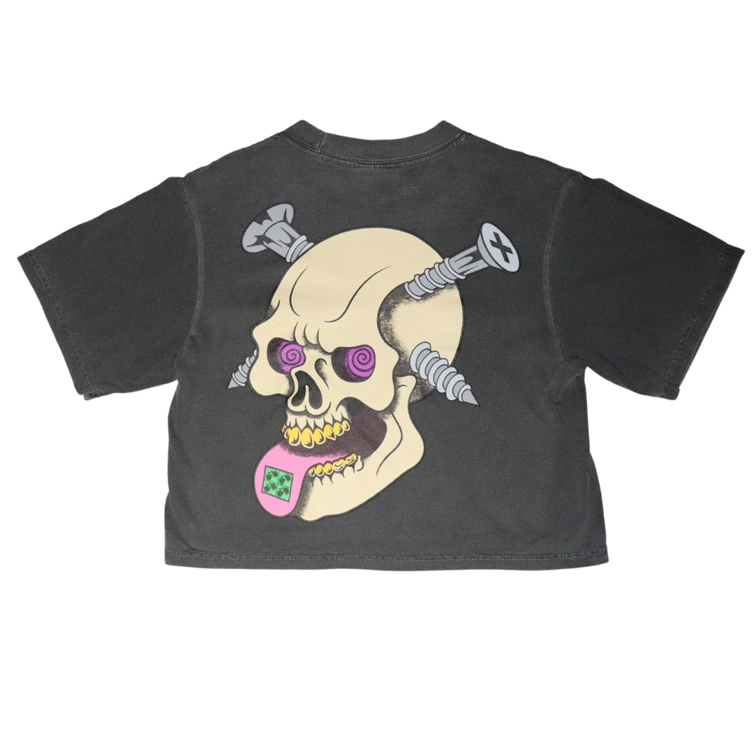 LSD Molecule Crop Top