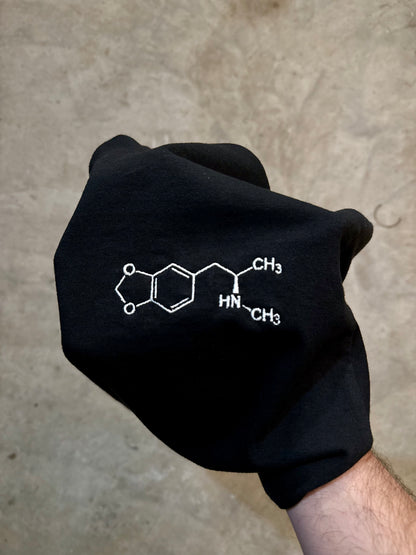 MDMA Molecule Drop Shoulder